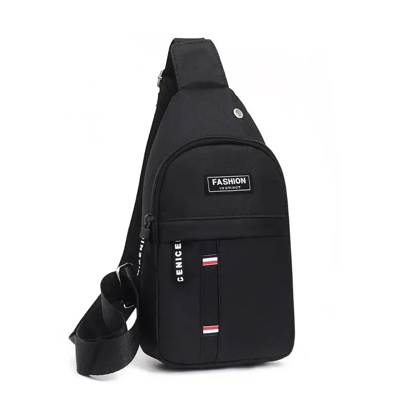 Men Waterproof Large Capacity Fanny Pack, Adjustable Strap Crossbody Bag for Outdoor Travel Hiking Cycling Casual Daily Supplies