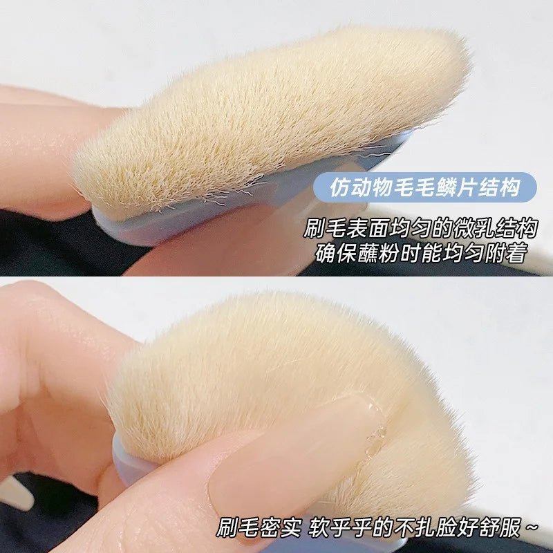 6Pcs Mini Makeup Brushes Set With Box Portable Cosmetic Powder Foundation Blush Blending Concealer Make Up Brushes Makeup Tool