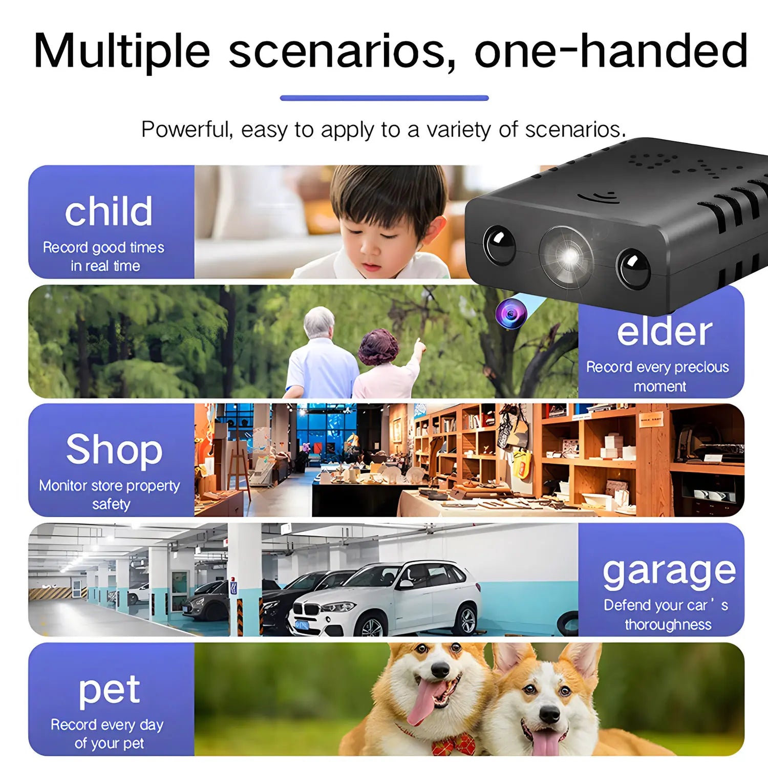 1080P HD Mini Camera XD Wireless Small Camcorders Portable Mini Cam Intelligent Infrared Night Vision Security Camer