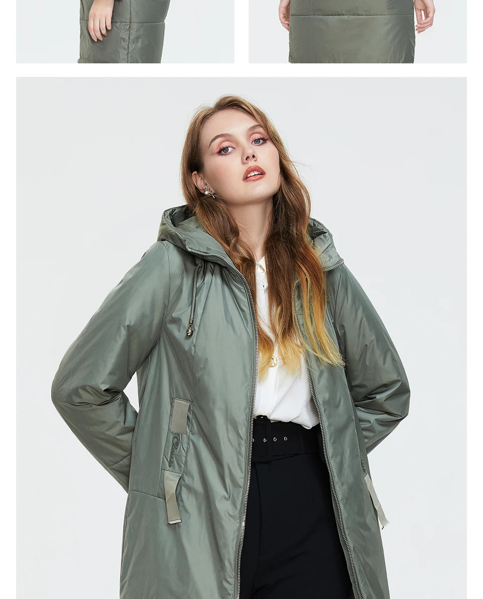 Astrid 2022 New winter jacket Mid-length Hooded Design Oversize Fashion Women's down jacket warm Parka Women Coat  AM-9726