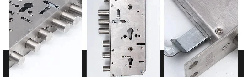 Stainless Steel Security Door Lock Body Smart Fingerprint Lock Body For Anti-theft  And 6068 Fingerprint Lock Body Accessories