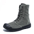 Men's Casual Boots Fashion High-top Canvas Shoes Classics Breathable Sneakers for Men Outdoor Non Slip Hiking Boots Botas Hombre