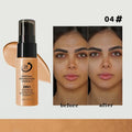 New Waterproof Liquid Foundation Oil-Control Matte Face Foundation Cream Full Coverage Creamy Texture Foundation Concealer Cream