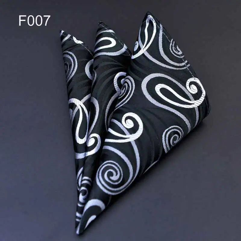41 Colors Men's Handkerchief Plaid Dot Paisley Hankies Hanky Business Pocket Square Chest Towel 25*25CM