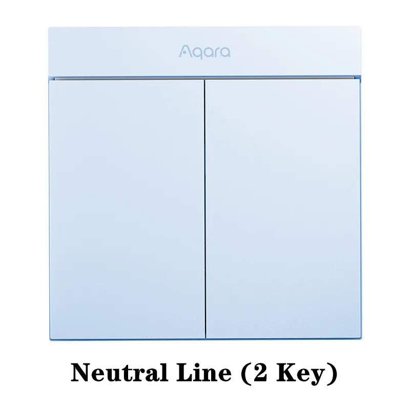 Aqara Smart Wall Switch H1M With Neutral Line Wireless Key Light Switch Zigbee Multiple Control Modes Smart Wall Light Switch