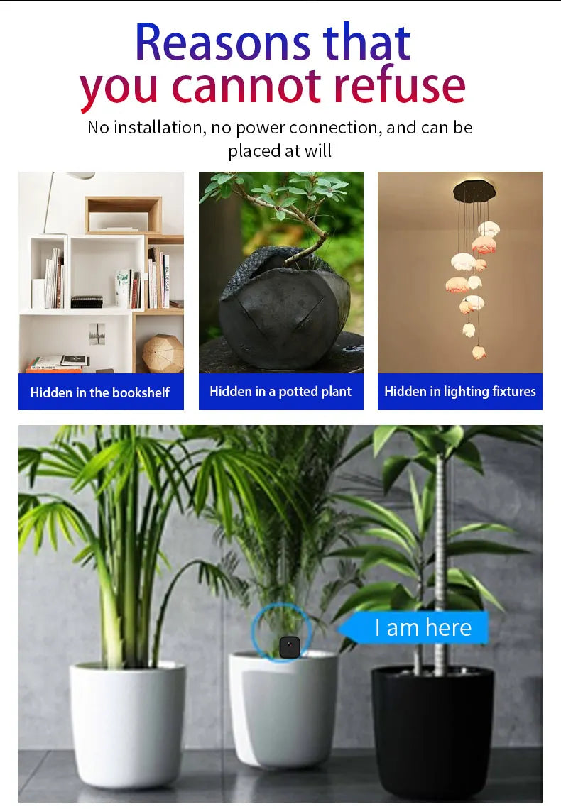 HD Mini Wireless WiFi Infrared Night Camera Home Indoor Wireless Remote Monitoring Camera Remote Network Portable Security Camer