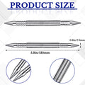 Spring Center Punch Hammerless Dual Head Nail Setter Spring Loaded High Carbon Steel Nail Punch Door Hinge Pin Remover Tool
