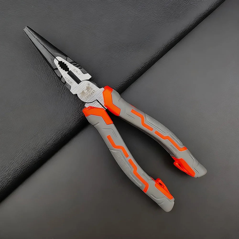 6/8-inch Wire Pliers Sharp Large Opening Diagonal Pliers Needle Nose Pliers for Cutting Twisting and Clamping MetalWires