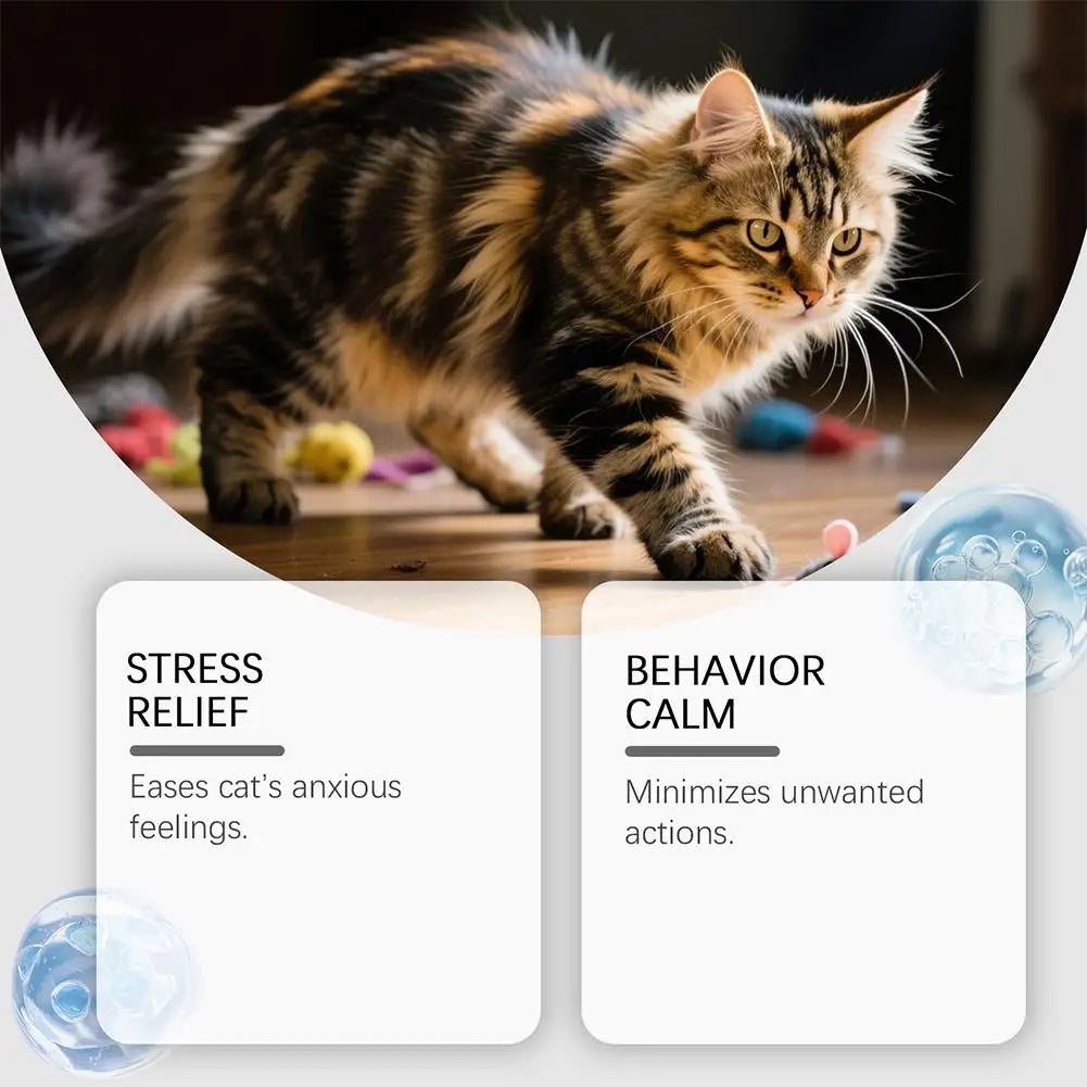 Pheromone Diffuser for Cats Pet Emotional Soothing Device Electric Plug-In Relieve Anxiety Reduce Scratching Calming Spray