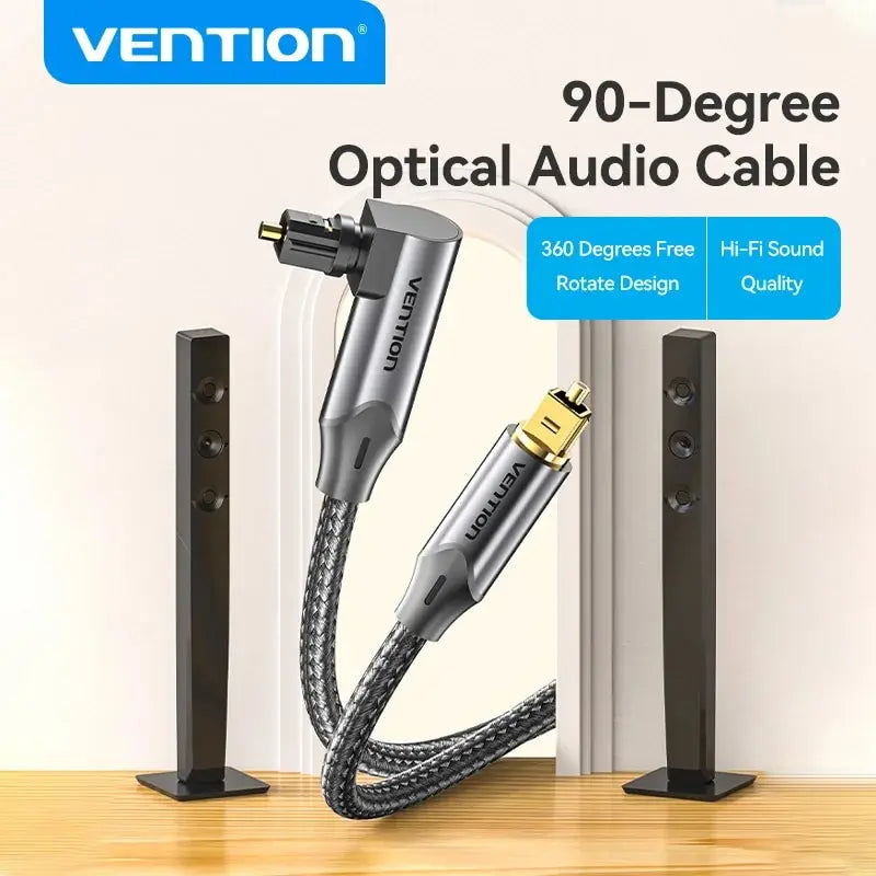 Vention Digital Optical Audio Cable Toslink SPDIF Coaxial Cable 1m 2m for Amplifiers Blu-ray Xbox 360 PS4 Soundbar Fiber Cable