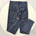Leopard Print Seamless Booty Lift Leggings - High Waist Compression Yoga Running Training Pants