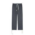 Spring Autumn Men's Loose Half Sleeved Suits Blazer Pants  2 Pieces Solid Clor Fashion Half Waistband Casual Blazer Suit Sets