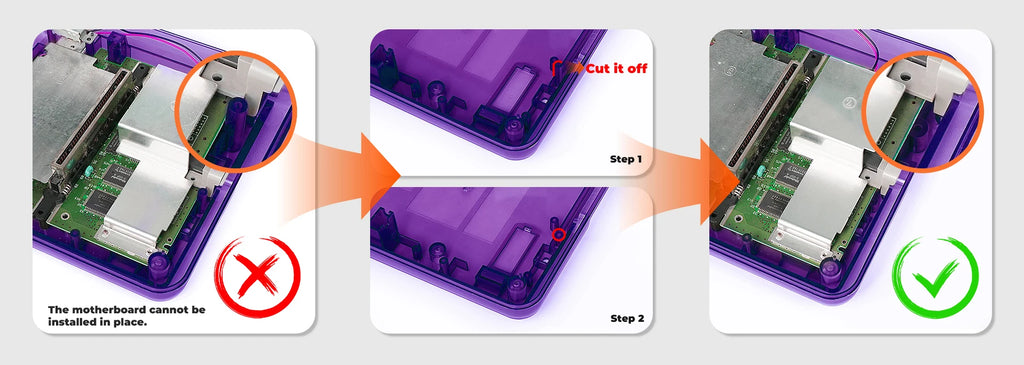 Bitfunx SFC Replacement Case Transparent Shell For Super Famicom Console Super NES Game Console