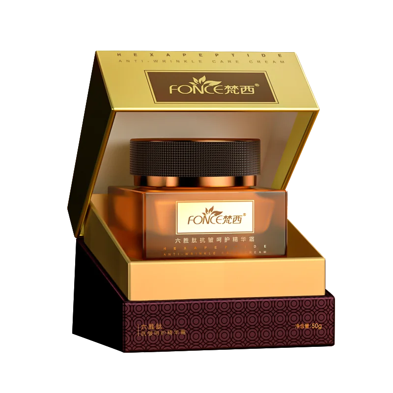 FONCE Hexapeptide Anti-wrinkle Essence Facial Cream, Fine Line Reducing, Moisturizing, Nourishing and Lifting Cream 50g