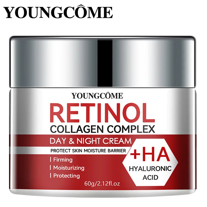 Retinol Collagen Facial Care Moisturizing Cream Deep Hydration  Suitable for dry Aging Face Cream Moisturizing Skin Repair