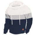 Men's Hoodie Pullover Sweatshirt Block Drawstring Sports Outdoor Casual Streetwear Hot Stamping Streetwear Sportswear Winter