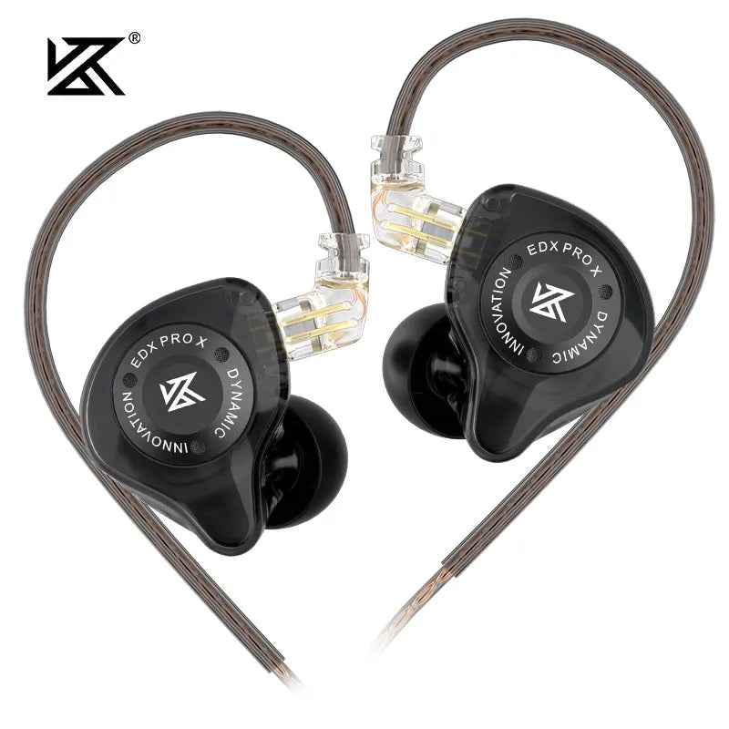 KZ EDX PRO X Wired Earphone Stereo Bass HIFI Music Sports Microphone Wired Earphone Earplug Detachable Cable ZSN PRO 2 X ZS10