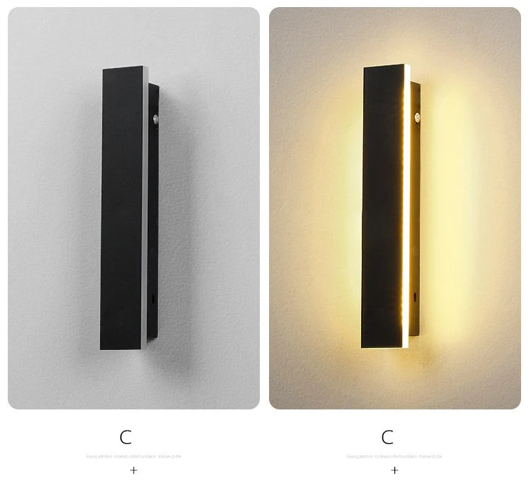 Outdoor Wall Light Garage Door Garden Decoration Porch Lamp Front Door Decor Lights IP65 Waterproof Anti-Water Wall Lighting