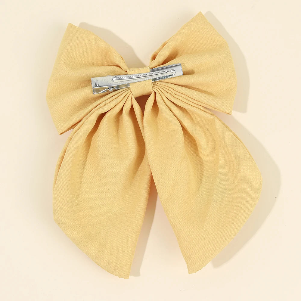 Cartoon Hedgehog Bow Hair Clip For Girls Elegant Handmade Flower Fox Embroidery Hairpins  New Trendy Headwear Hair Accessories