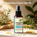 Botanical Hair Strengthening Oil Rosemary Castor Blend Moisturize Dry Hair Nourish Scalp Daily Hair Care Treatment