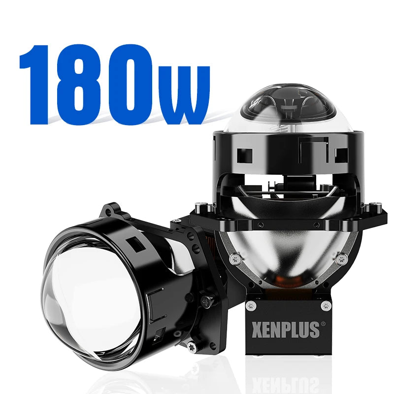 Hot Sale Xenplus High Quality Car Headlamp Lp37 180w 50000lm 6500k Ip68 Big Power Super Bright Bi Led Headlight Projector