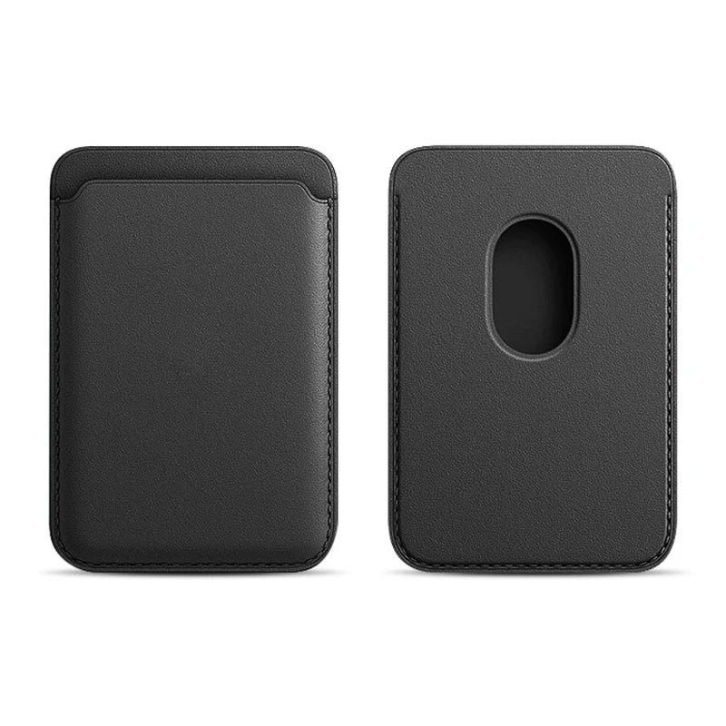 Women Man Leather Soft Card Wallet Phone Card Holder for MagSafe Magnetic Case Suitable for All iPhone Cases Card Phone Back Bag