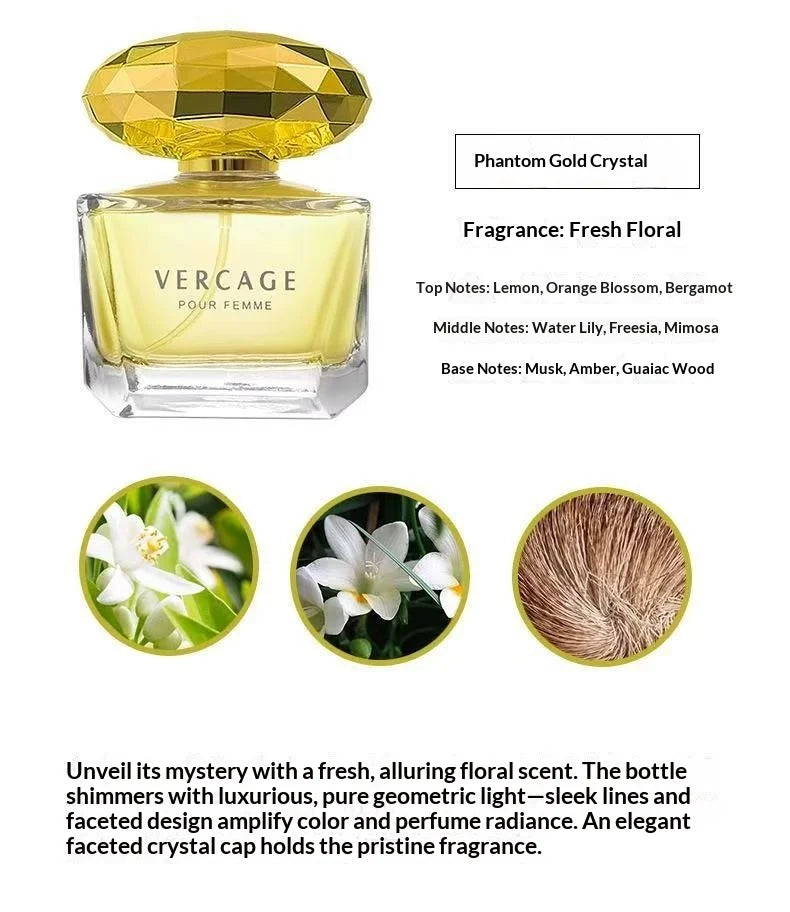 Luxury Brand Lasting Fragrance 50ml Women Body Spray Perfume Floral Scent Pheromone Perfumes De Mujer Eau De Parfum lady Cologne