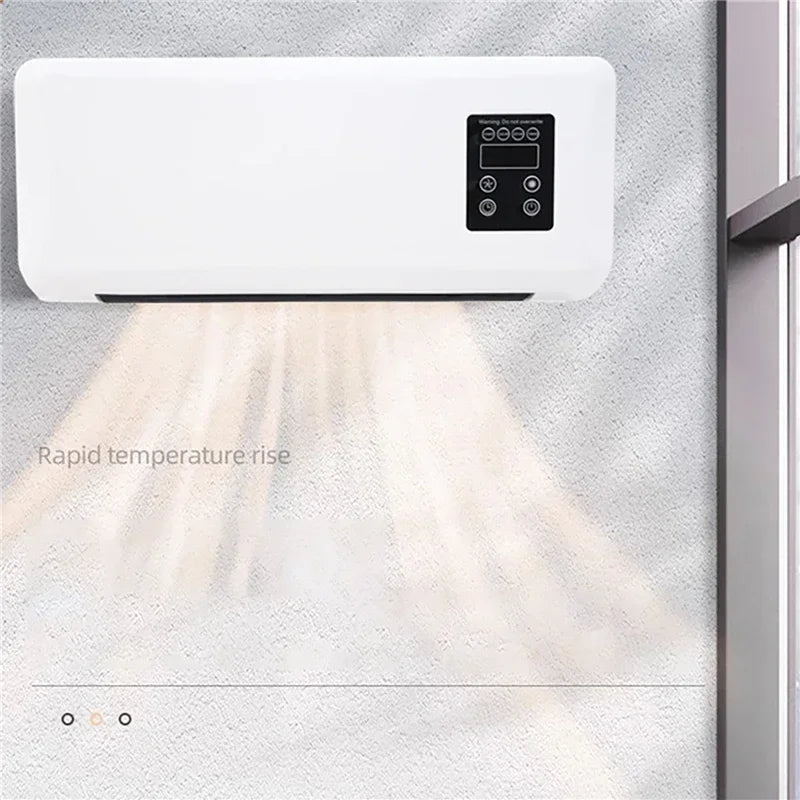 Portable Wall-Mounted Split Air Conditioner Dual-Purpose Heating And Cooling Air Conditioner with Remote Control for Apartment