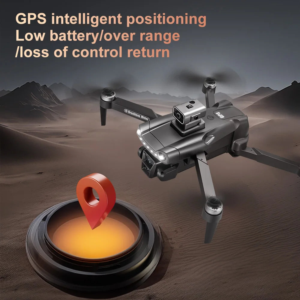 Original V198MAX Drone 8K Profesional FPV Brushless Laser obstacle avoidance Aerial Optical Foldable Quadcopter Mini 4K Dron