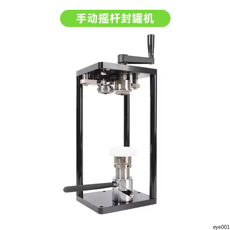 Manual/Auto Can Sealing Machine for Milk Tea Beverage Plastic & Tin Cans Seamer