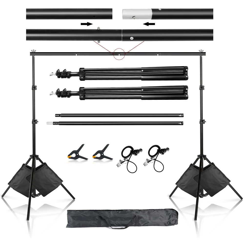 Background Stand Photography Photo Video Studio Backdrop Background Stand Party Accessories Telescopic Backgrounds Studio Photo