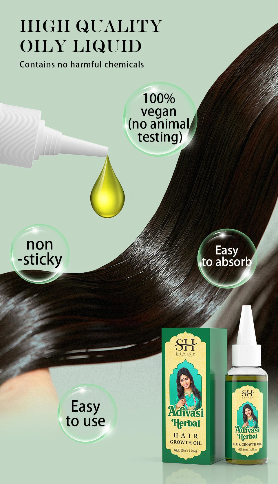 Hair Growth Oil Set Rosemary Hair Growth Oil Natural Herbal Hair Care Shampoo India Ayurvedic Anti Hair Loss Hair Regrowth Serum