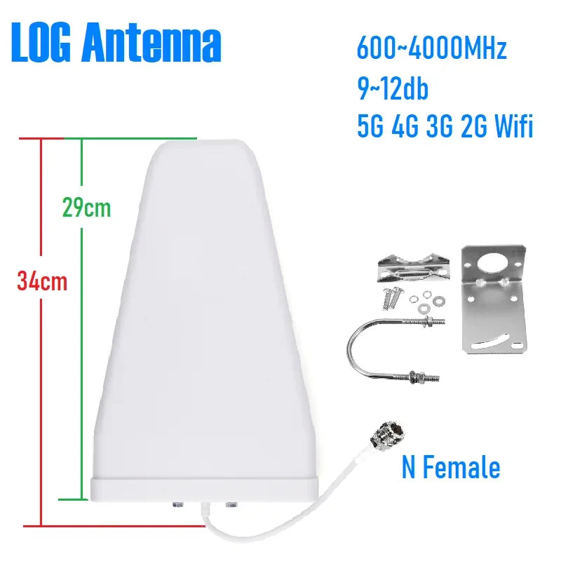 Dual 2-Band 1800 2100 MHZ Band B3 B1 Cellular Amplifier GSM DCS 4G LTE Cell Phone Signal Booster Network Repeater Boosters