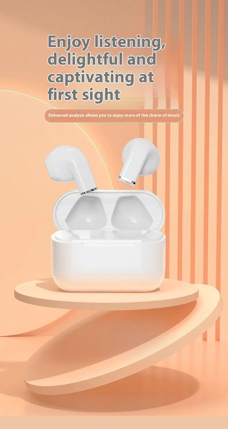 Mini Earphones Wireless Bluetooth Earbuds Long-Last TWS Noise Cancellation Headphones Extended Battery Life With Mic for Music