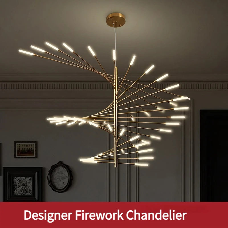 Modern LED Ceiling Pendant Light-modern Dimmable Lighting for Living Room, Kitchen, and Luxury Room Decoration