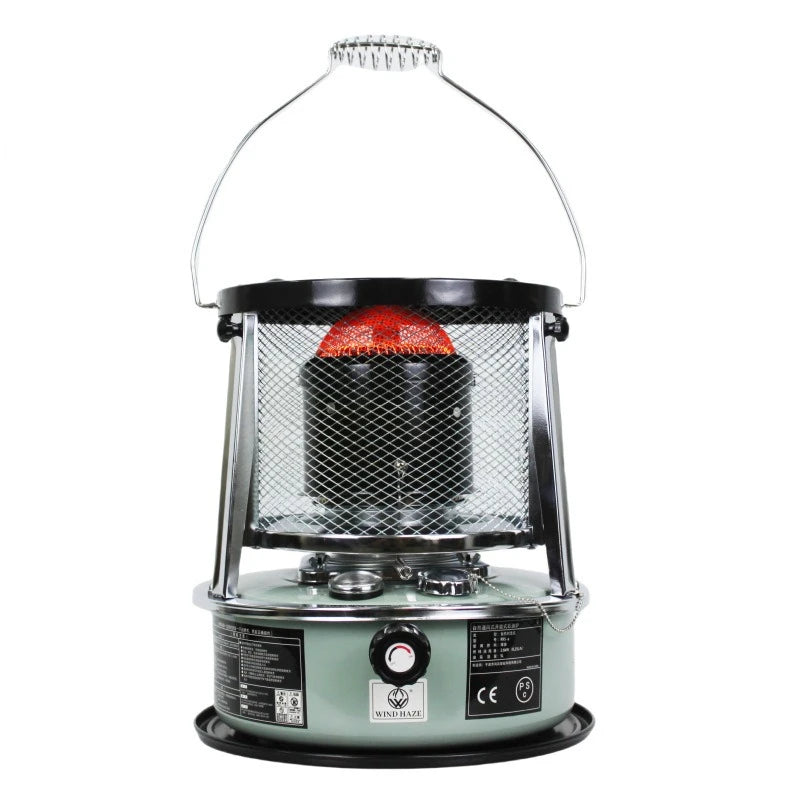 High-efficiency Liquid Fuel Heater, Stainless Steel Indoor Warmer, Non-electric Heating Stove, Portable for Outdoor Camping