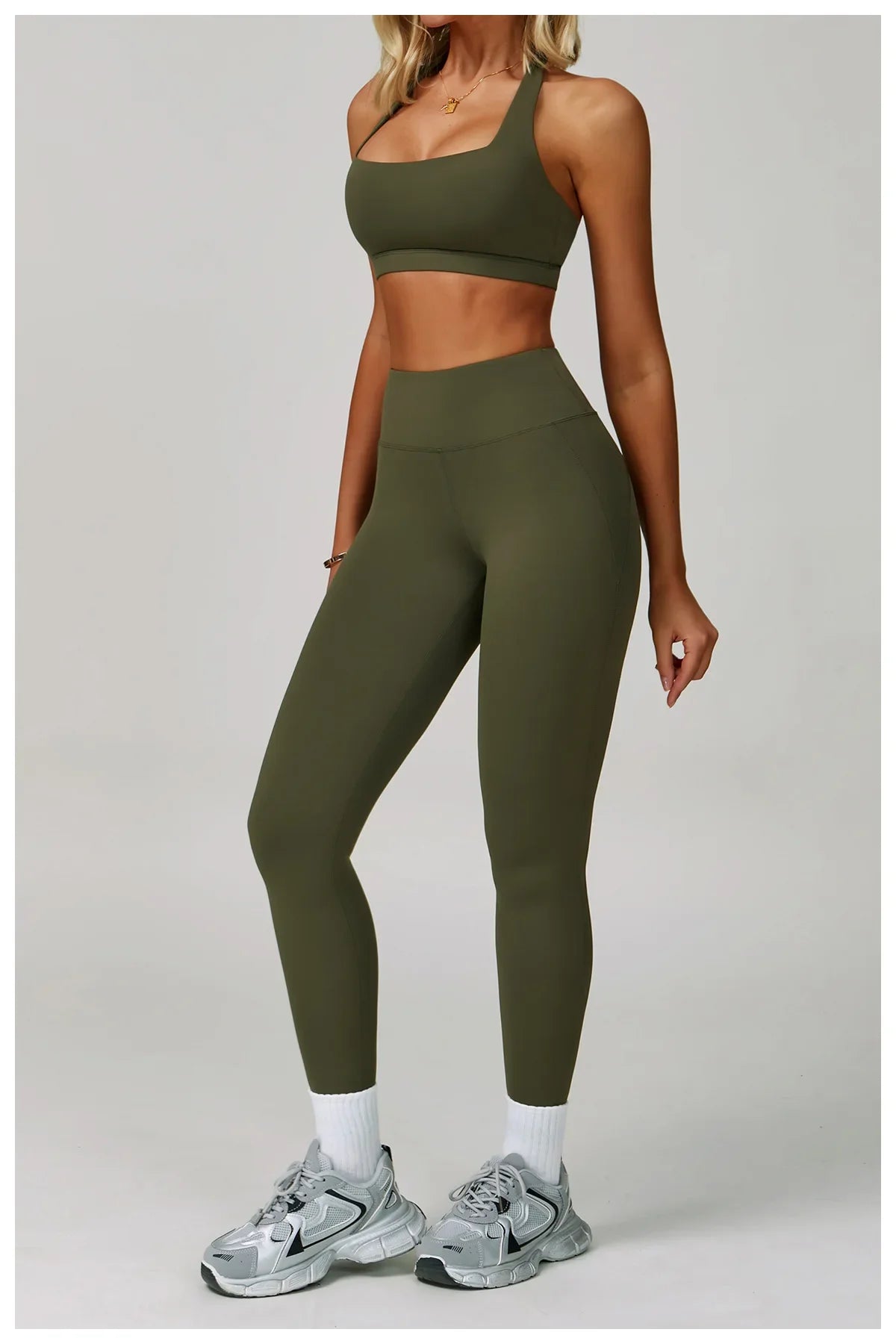 2Pcs Sets Women's Tracksuit Fitness Clothes Yoga Sets Sportswear Workout Bra High Waist Leggings Set Gym Clothing Sports Suits