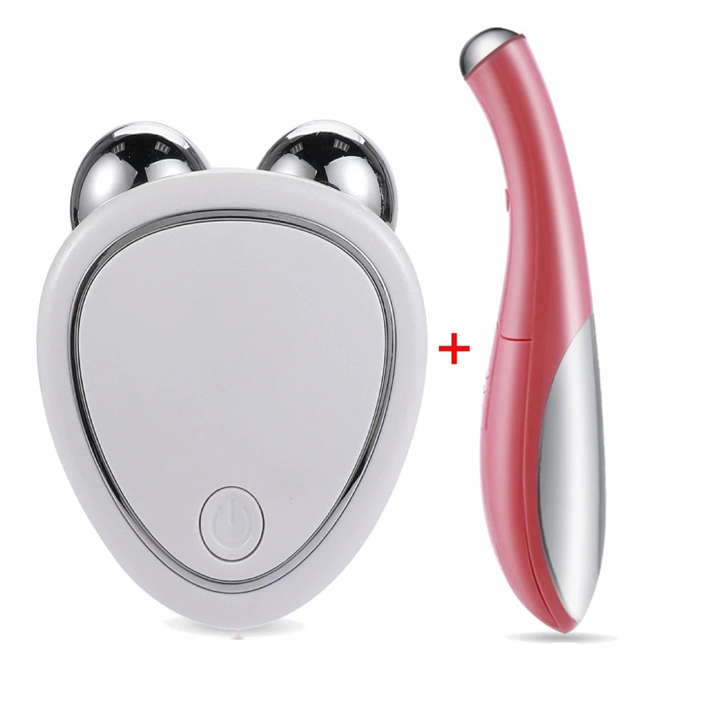 Facial Massager For Face Massager Face Lifting Microcurrent Roller Massager Facial Microcurrent Device Massage Face Lift Machine