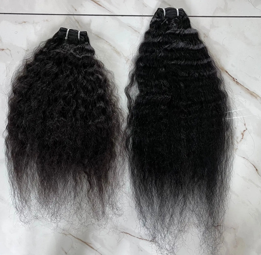 High Quality Virgin Remy Hair Extensions Direct Indian Factory Bleaching Genius Machine Double Weft Curly All Colors Long Hair