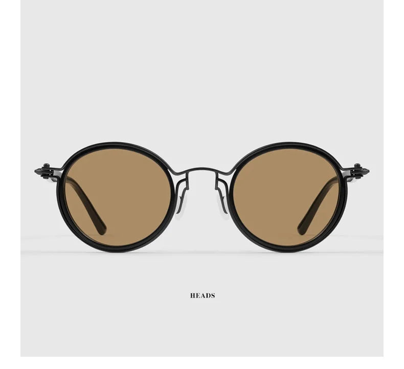 Polarized Sunglasses Men UV400 Protective Driving Spectacles Handmade Titanium Acetate Sun Glasses Photochromic Outdoor Eyewear
