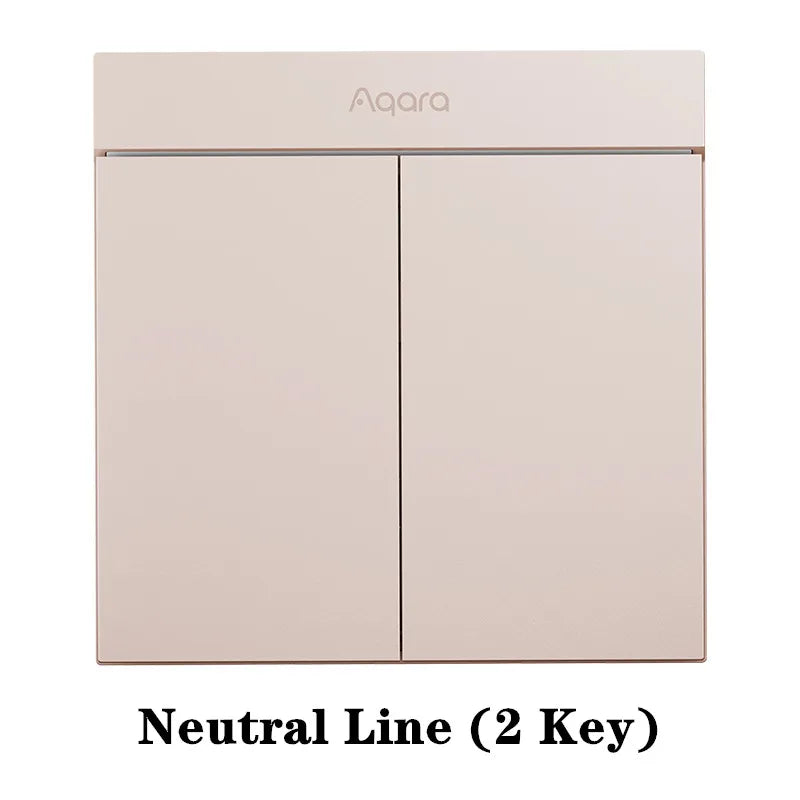 Aqara Smart Wall Switch H1M With Neutral Line Wireless Key Light Switch Zigbee Multiple Control Modes Smart Wall Light Switch
