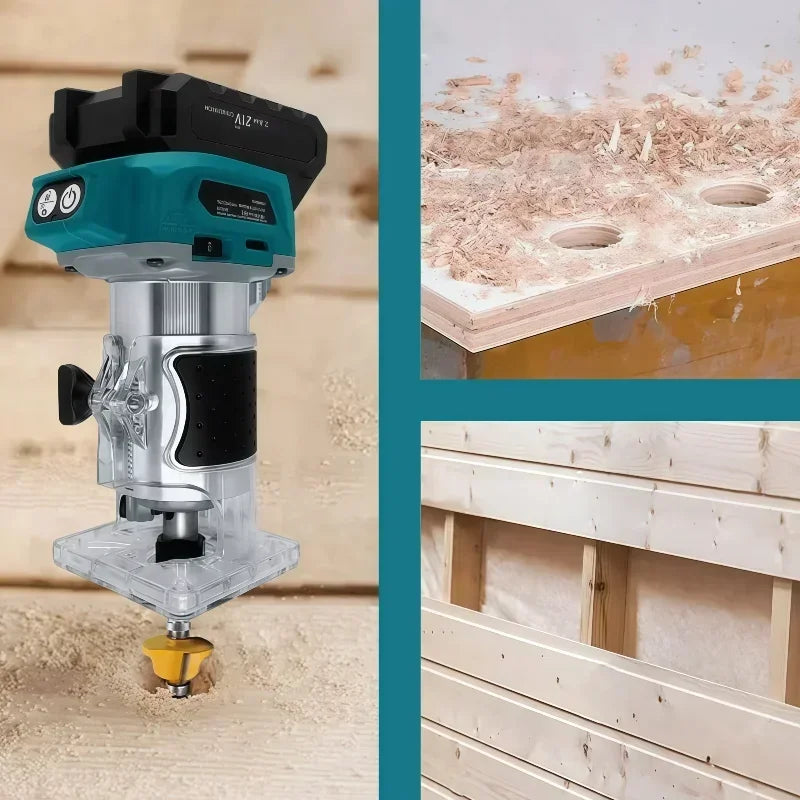Makita DRT50 Cordless Trimmer Rechargeable Trimming Machine Brushless Slotting Tool Milling Woodwork Engraving Machine