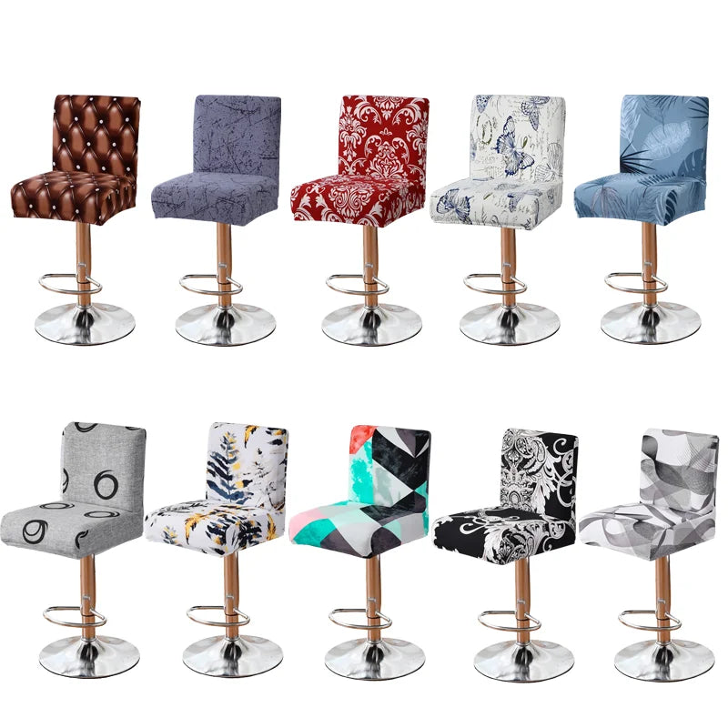 bar chair Dining Room Chair Covers Stretch Spandex Fabric Chair Cover Parsons Chair Slipcover Chair Covers for Dining Room