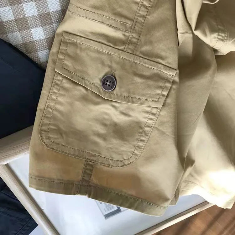 2026 New Summer Teenage Short Boys Pants 3-14 Years Old Big Pocket Trousers For Kids Children Birthday Present
