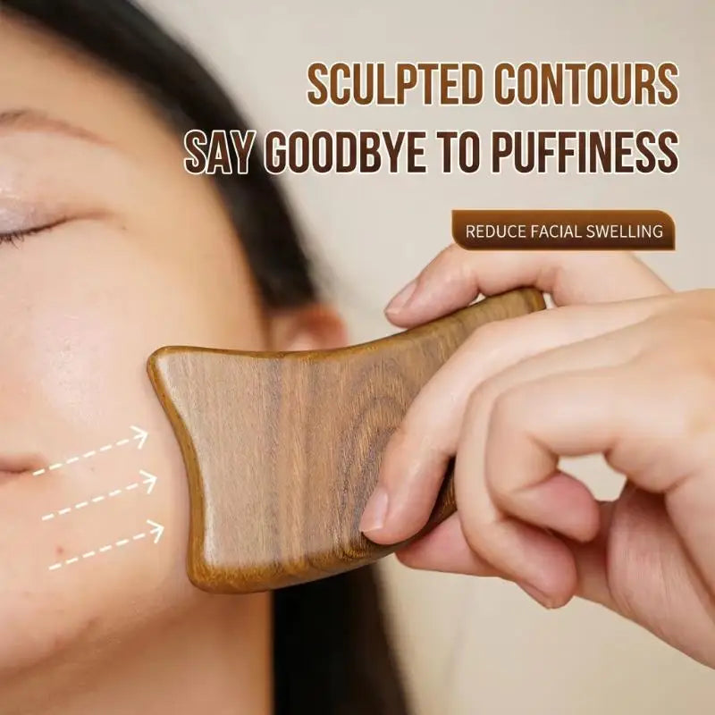 Wooden Gua Sha Scraper Universal Face Massager Tool For Facial Beauty Eye Massage