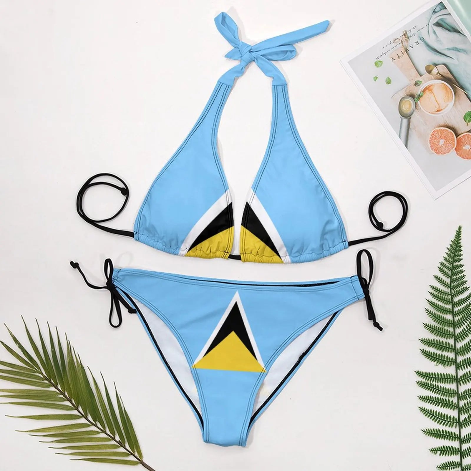 Bikini Swimwear Outfits  Elegant And Stylish Beachwear Set  Saint Lucia