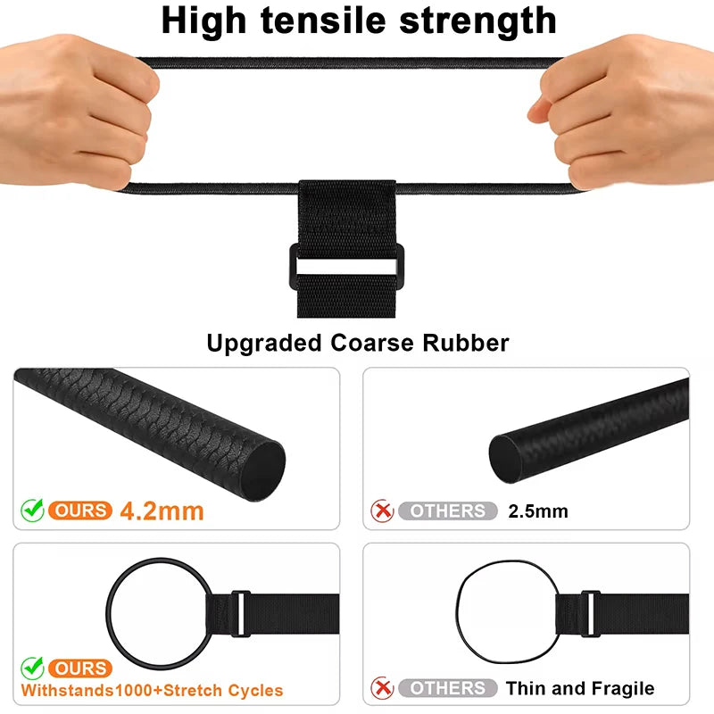 Adjustable Elastic Luggage Strap With Hook Loop For Securing Luggage Suitcase Bag Organizer Hold-Down Straps Travel Accessory