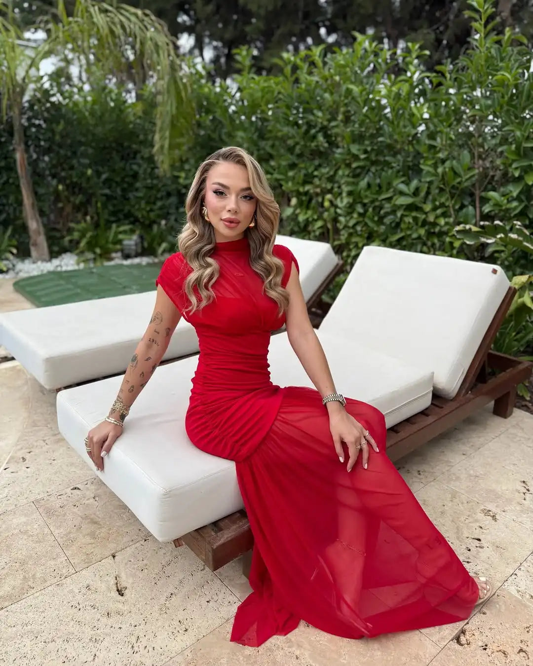Tossy Black Mesh Fashion Maxi Dress For Women Sleeveless See-Through Patchwork Pleated Party Dress Female Autumn Long Dress 2025