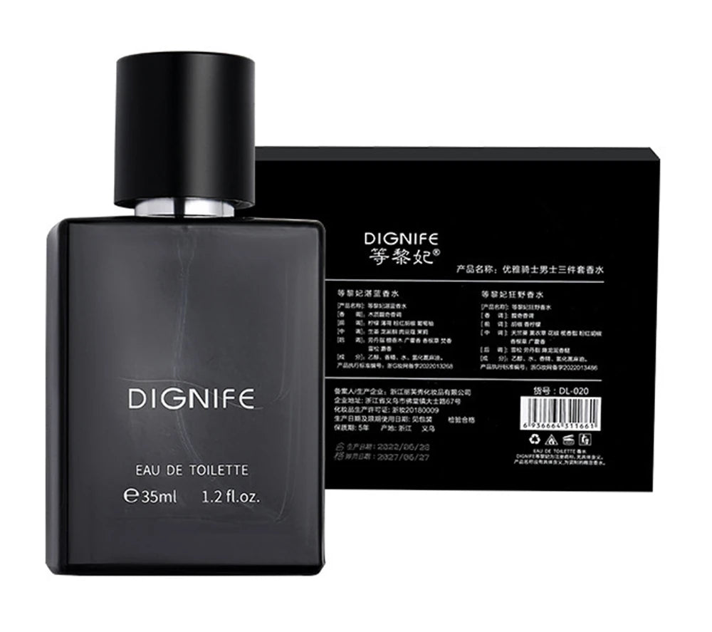 Brand Original Perfume Men Cologne 105ml Pheromone Parfums Homme Fresh Natural Man Fragrance Perfumes Hombre Gift Box 3Pcs Set