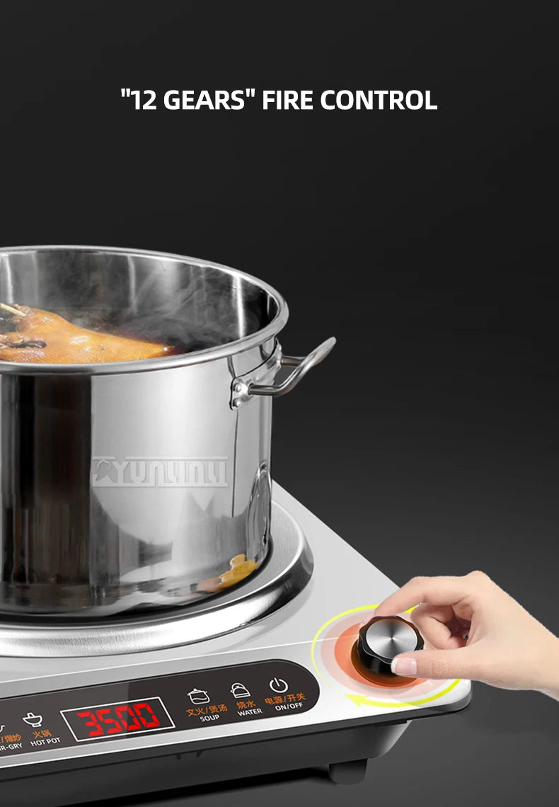 Electrodomesticos Para La Cocina y hogarHigh-power Induction Cooker Kitchen Cooktop